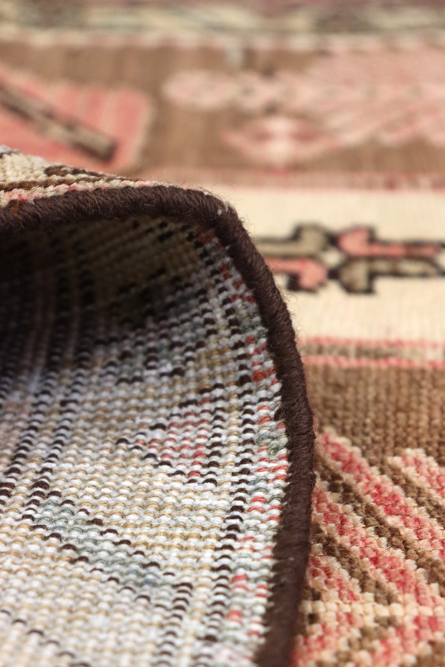 Vintage Karaja Handwoven Tribal Rug, J66237