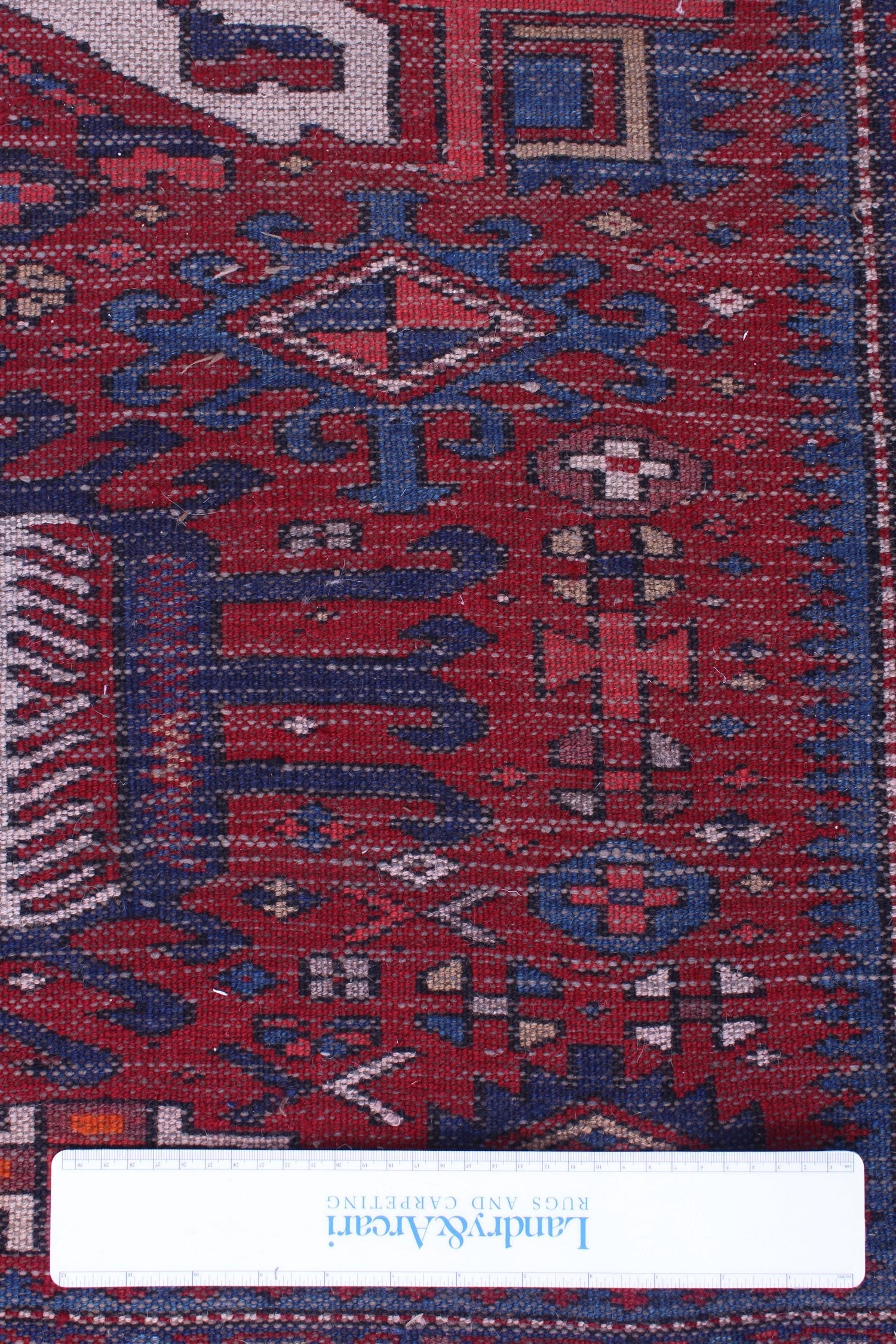 Vintage Karaja Handwoven Tribal Rug, J69665