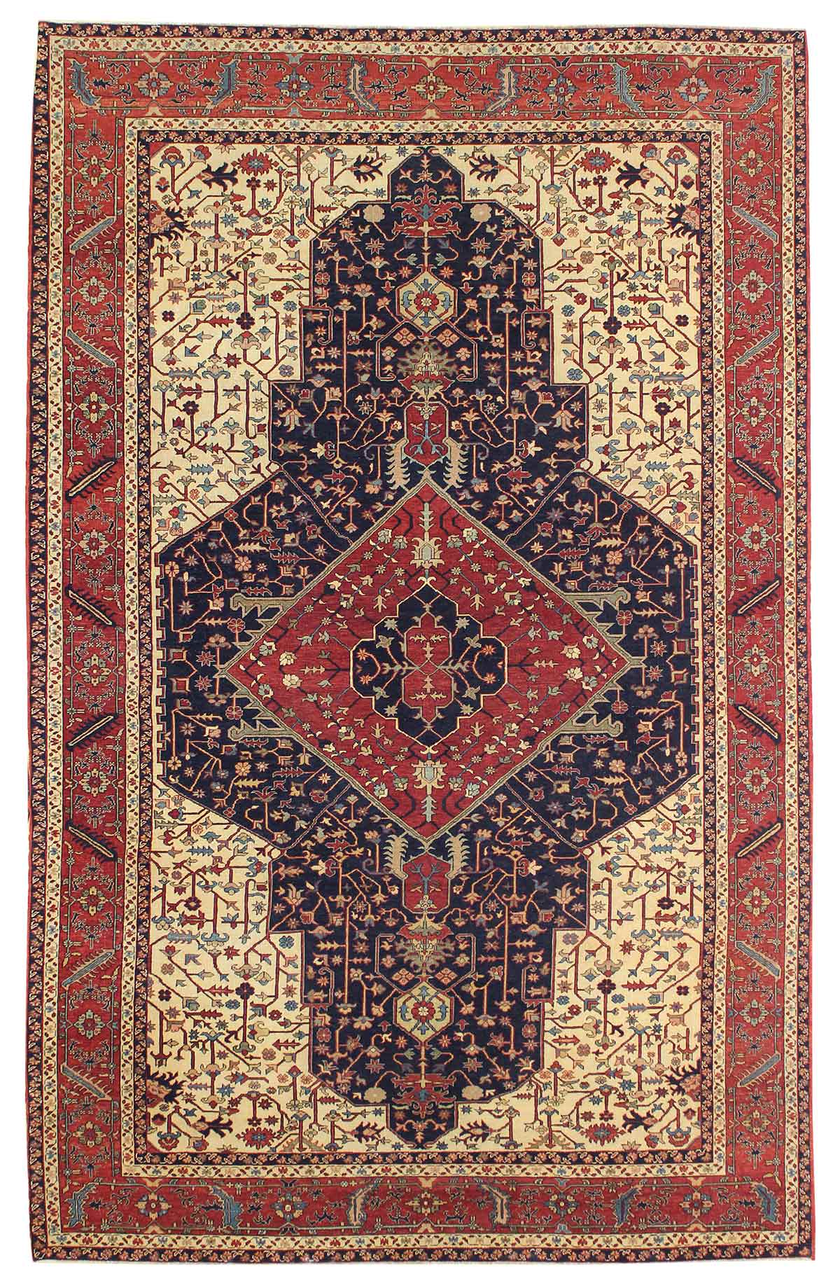 Karaja Serapi Handwoven Tribal Rug