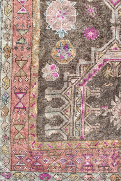 Vintage Kars Handwoven Tribal Rug, J61668