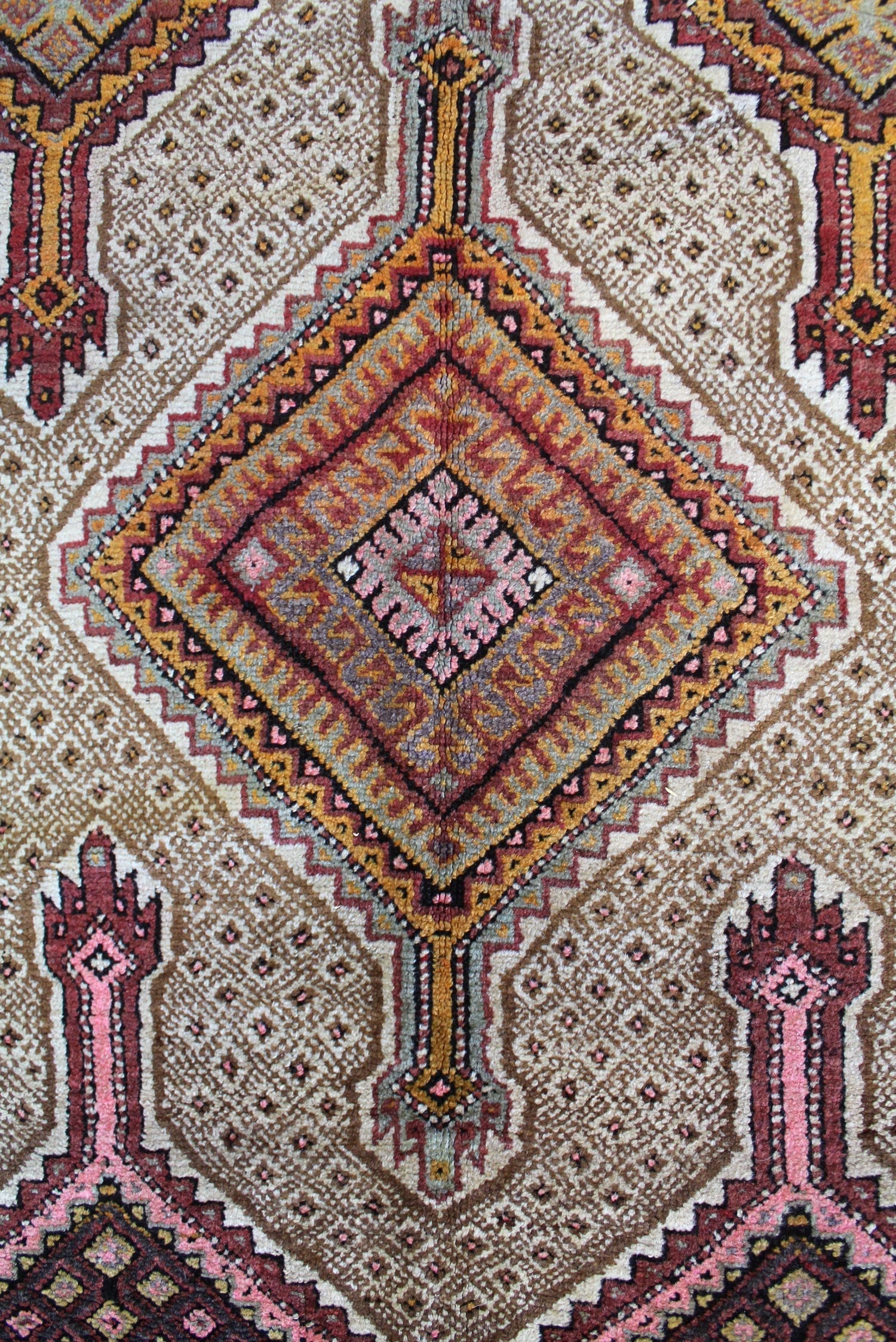 Vintage Kars Serab Handwoven Tribal Rug, J64655