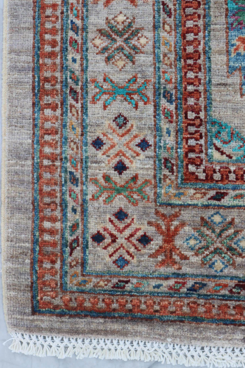 Kazak Handwoven Tribal Rug, J63787