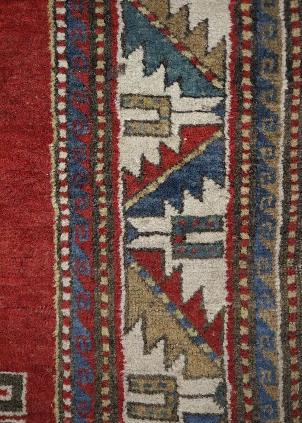 Antique Kazak Handwoven Tribal Rug, JF8571