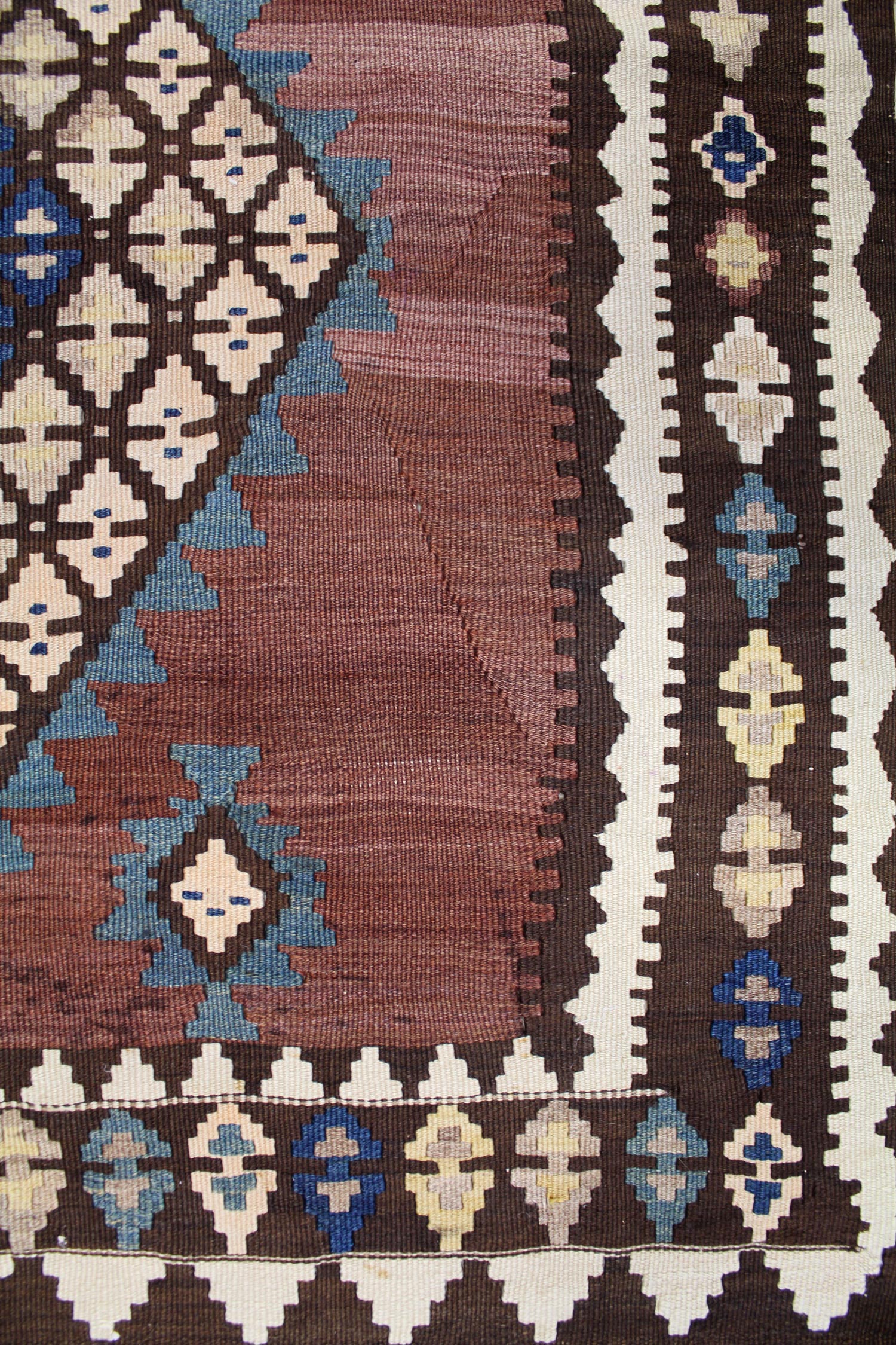 Vintage Kilim Handwoven Tribal Rug, J63339
