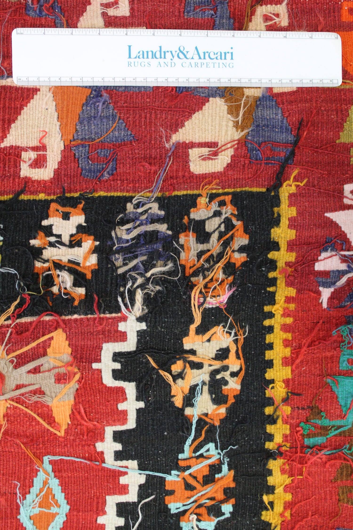 Vintage Kilim Handwoven Tribal Rug, J63340