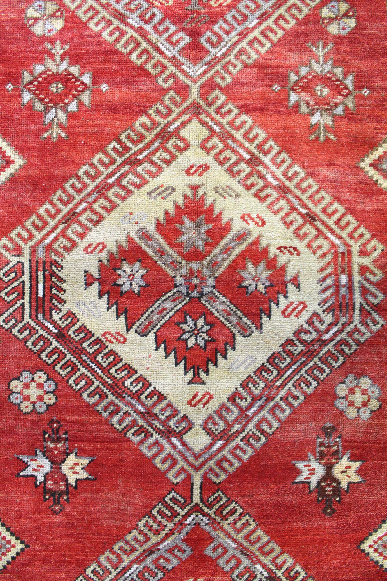 Vintage Konya Handwoven Tribal Rug, J61486