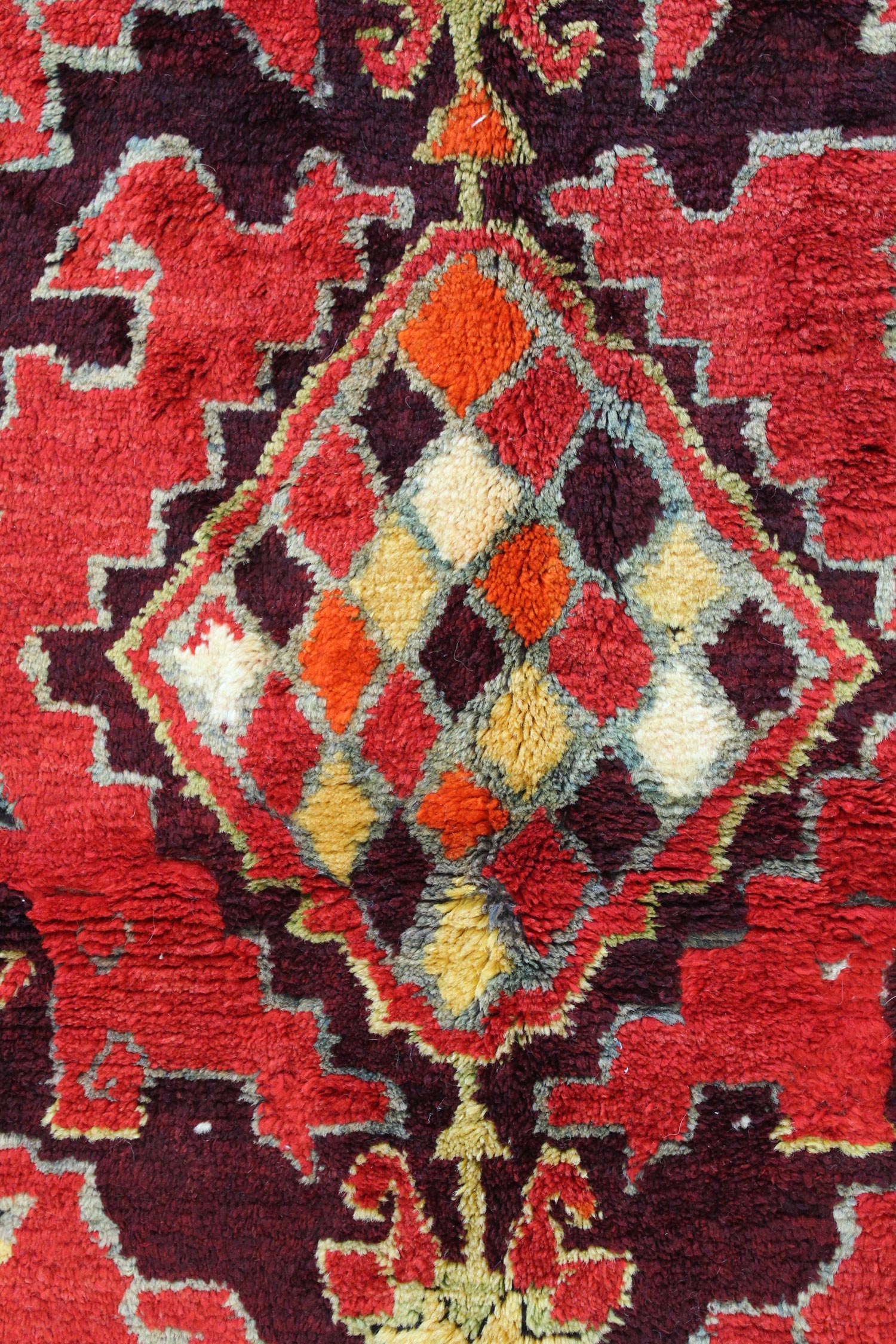 Vintage Konya Handwoven Tribal Rug, J63051