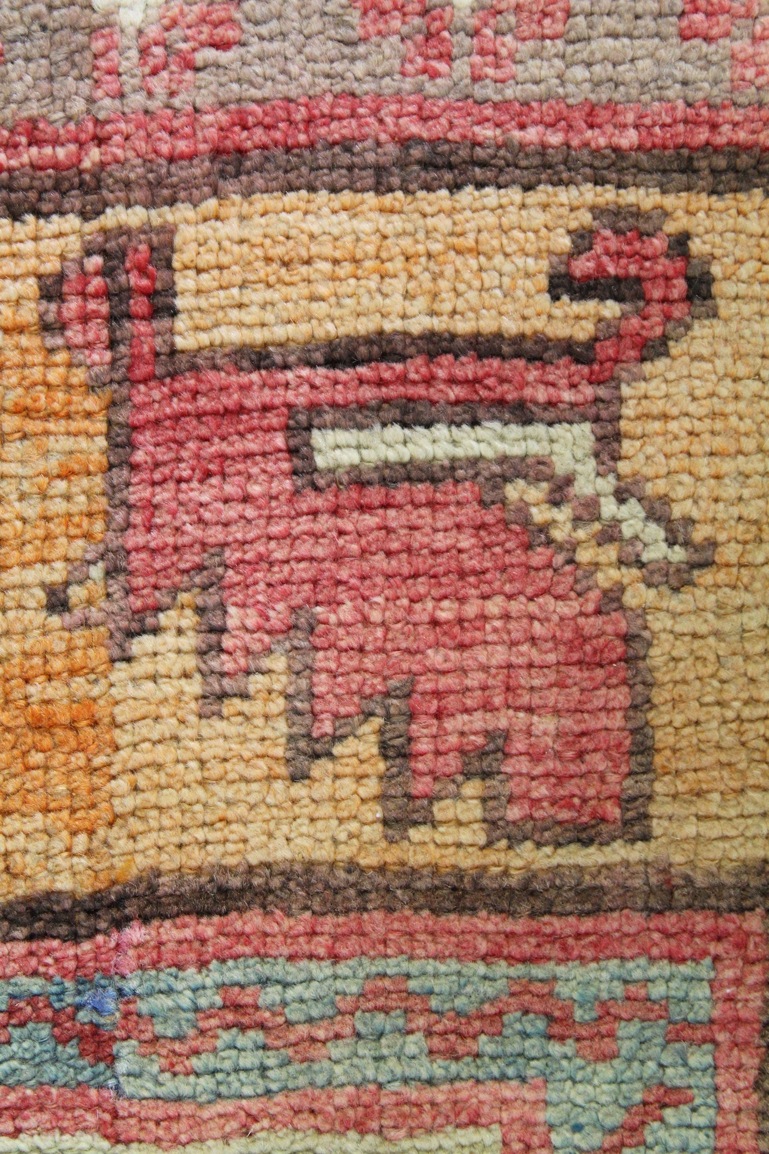 Vintage Konya Handwoven Tribal Rug, J63545