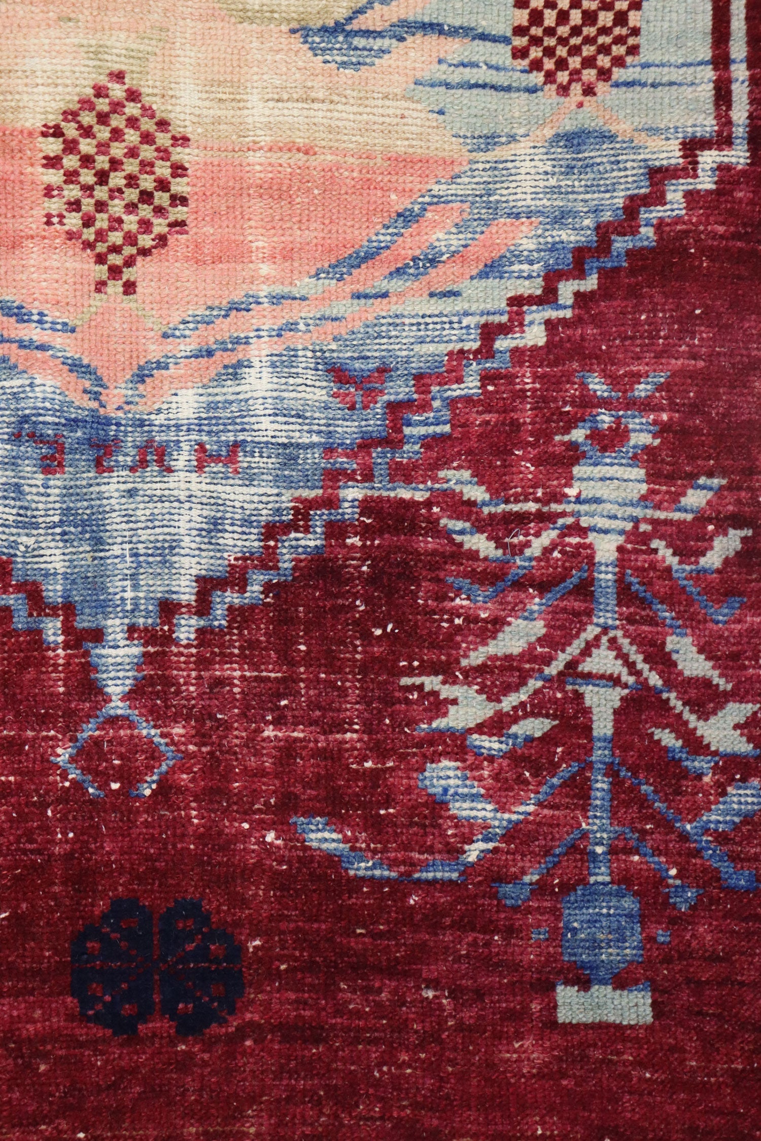 Vintage Konya Handwoven Tribal Rug, J66699