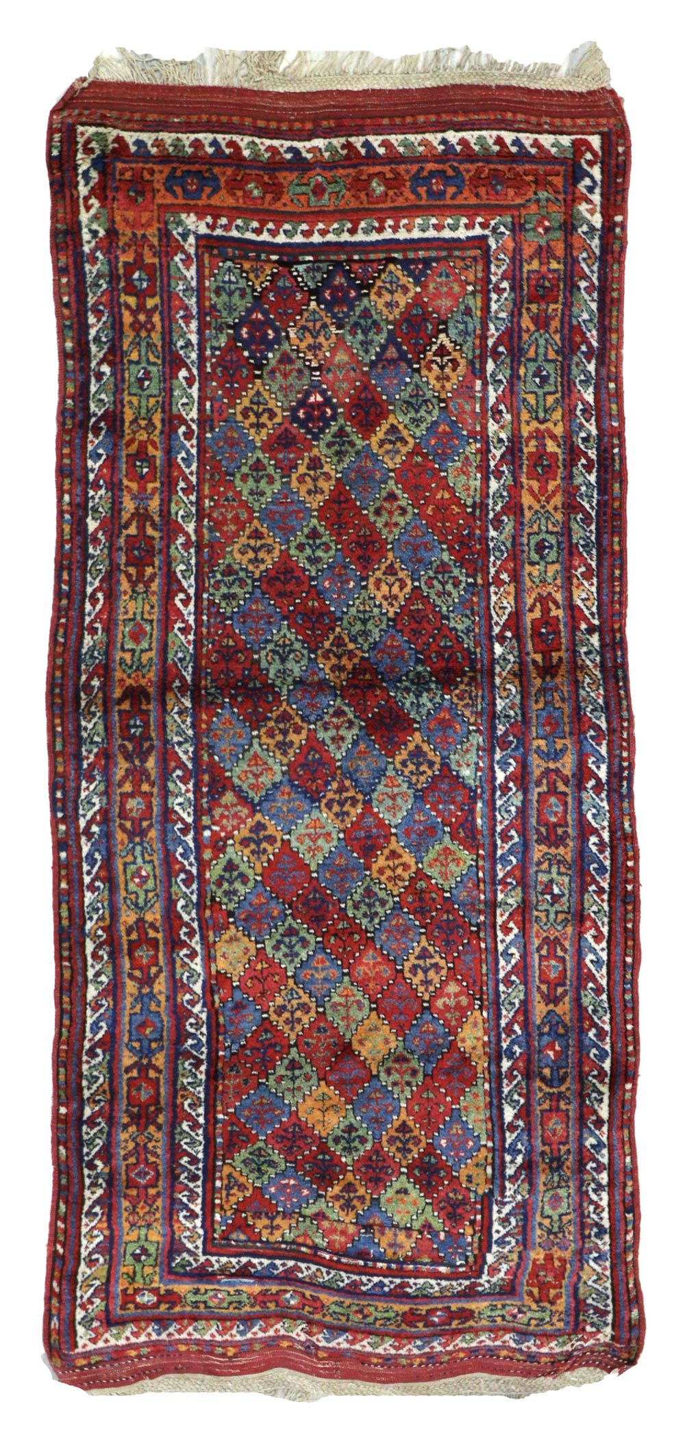 Antique Kurd Handwoven Tribal Rug