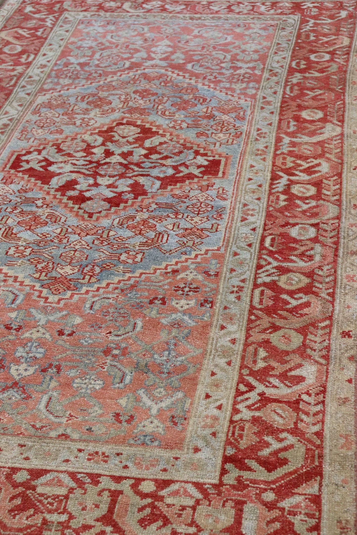 Vintage Kurd Hamadan Handwoven Tribal Rug, J67674