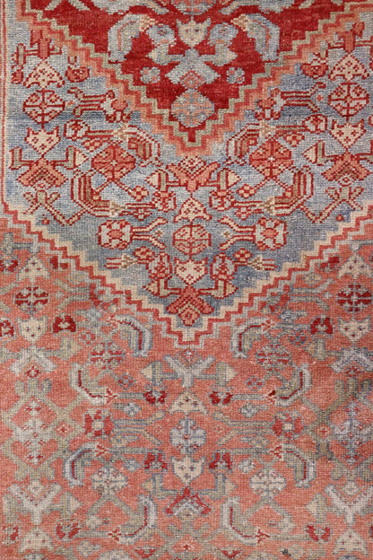 Vintage Kurd Hamadan Handwoven Tribal Rug, J67674
