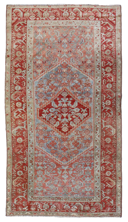 Vintage Kurd Hamadan Handwoven Tribal Rug