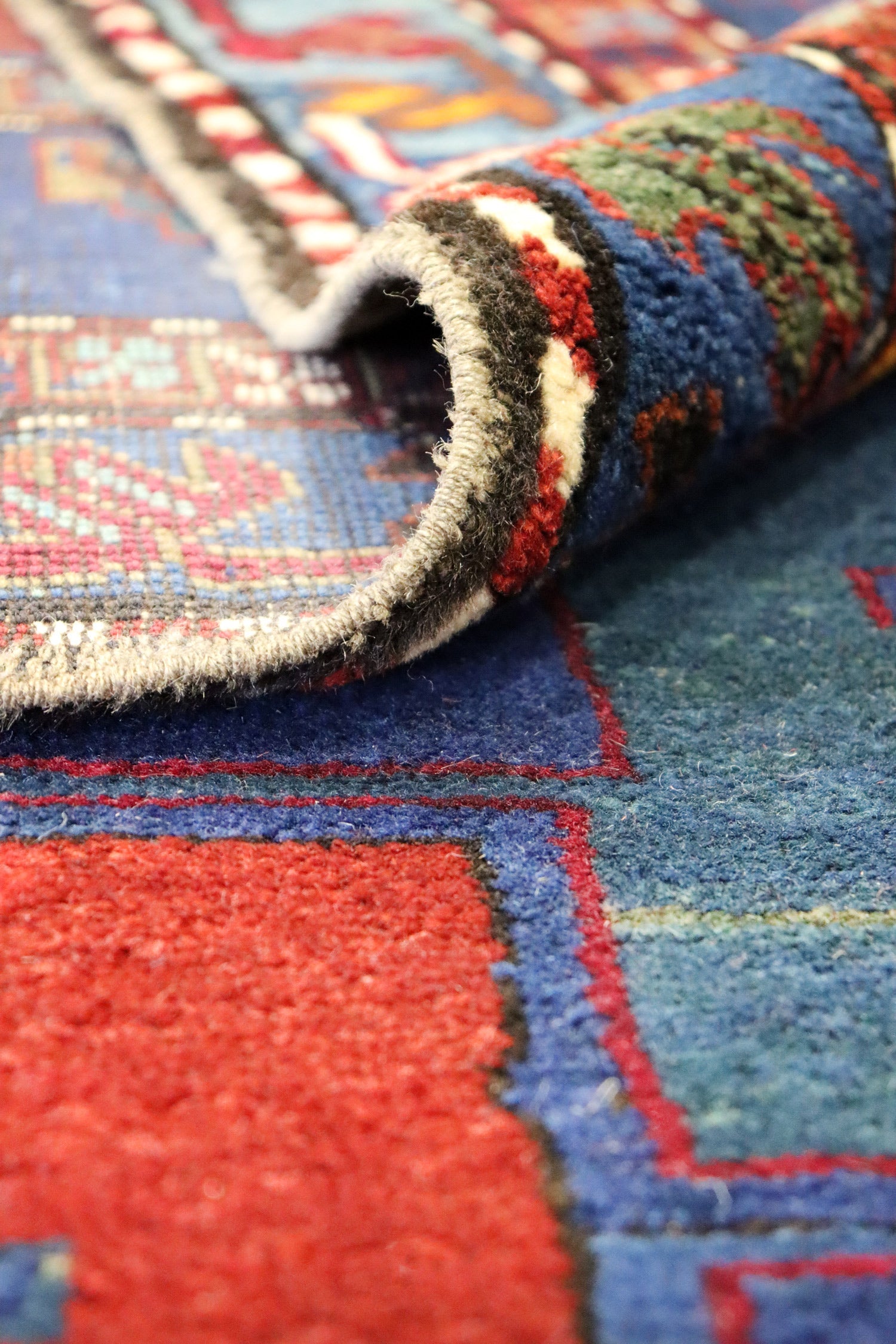 Antique Lesghi Kazak Handwoven Tribal Rug | Landry & Arcari