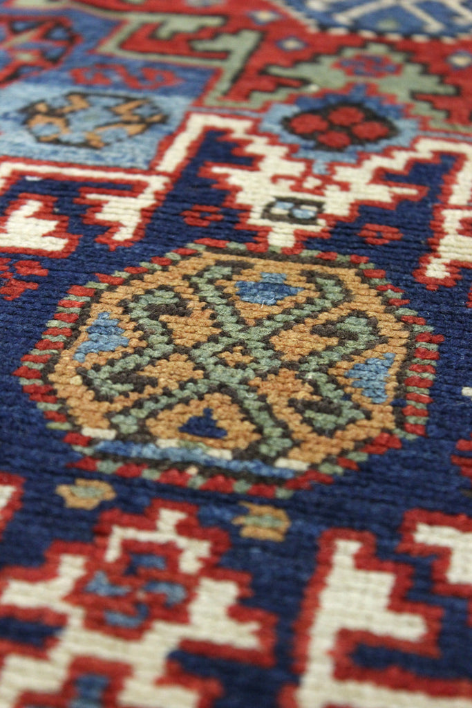 Antique Lesghi Star Handwoven Tribal Rug | Landry & Arcari