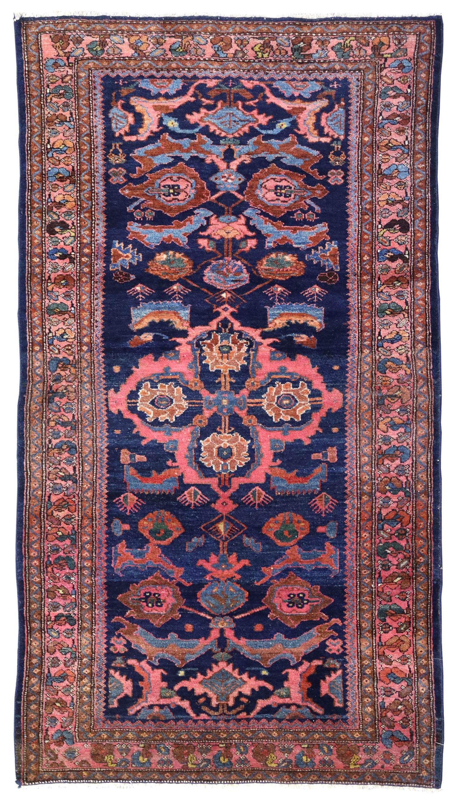 Antique Lilhan Handwoven Tribal Rug