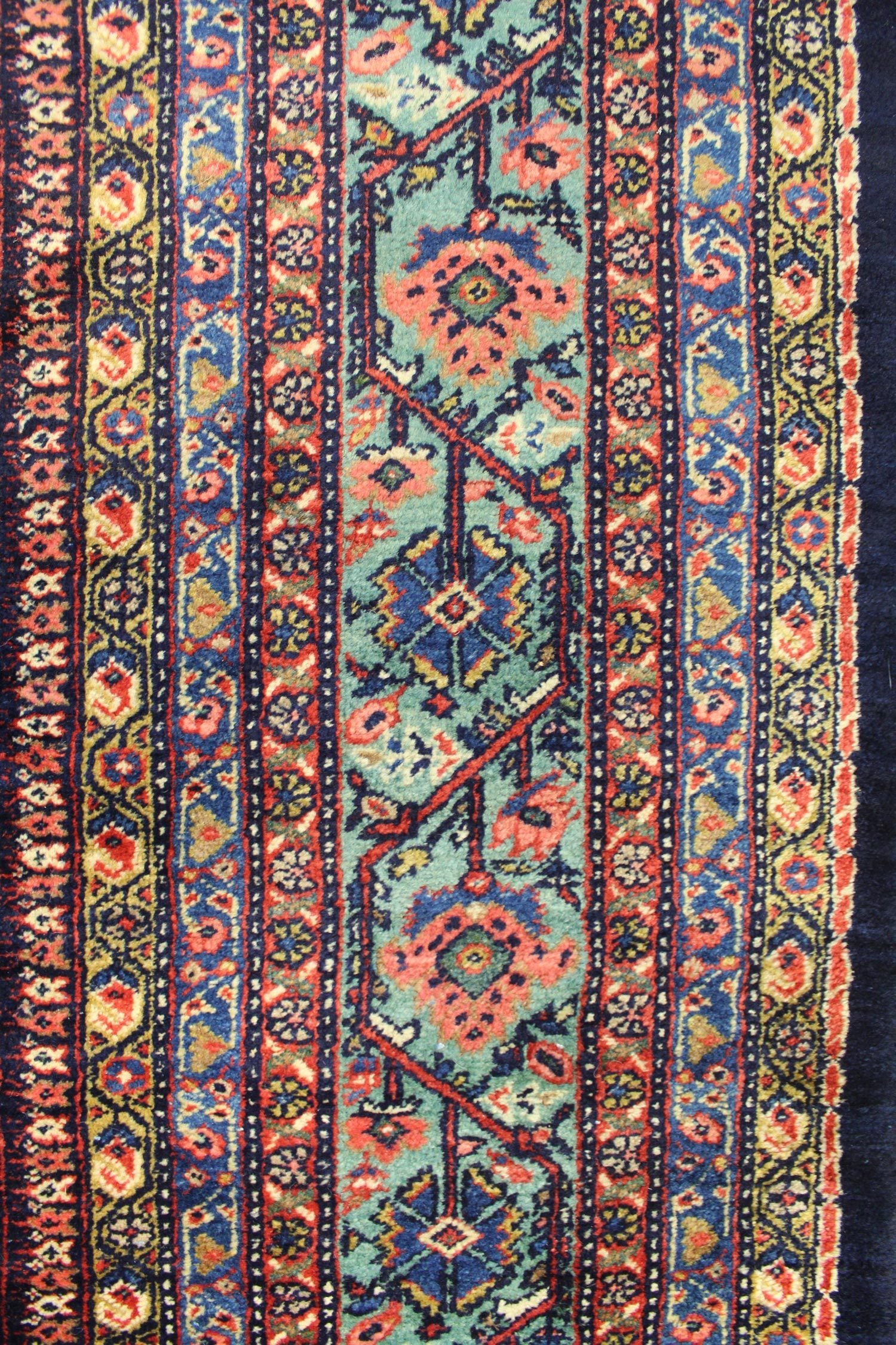 Antique Meghan Sarouk Handwoven Tribal Rug, J62854