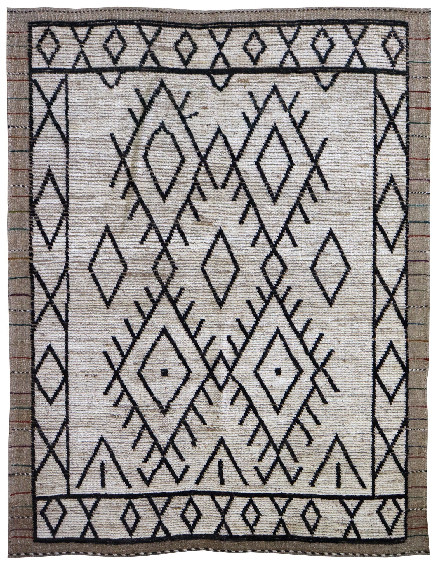 Moroccan Handwoven Tribal Rug