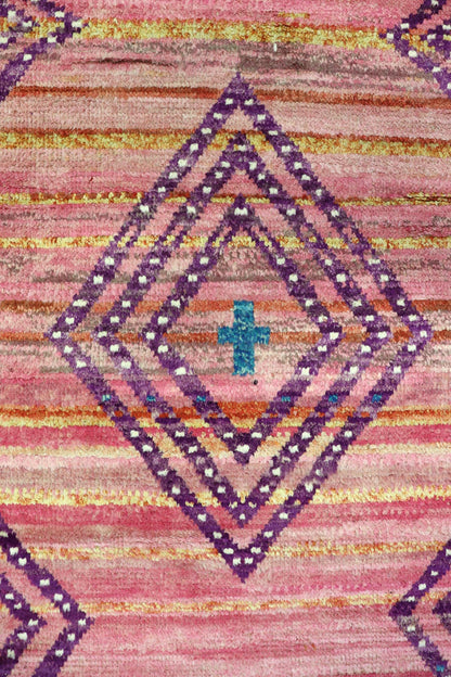 Moroccan Handwoven Tribal Rug, J65934