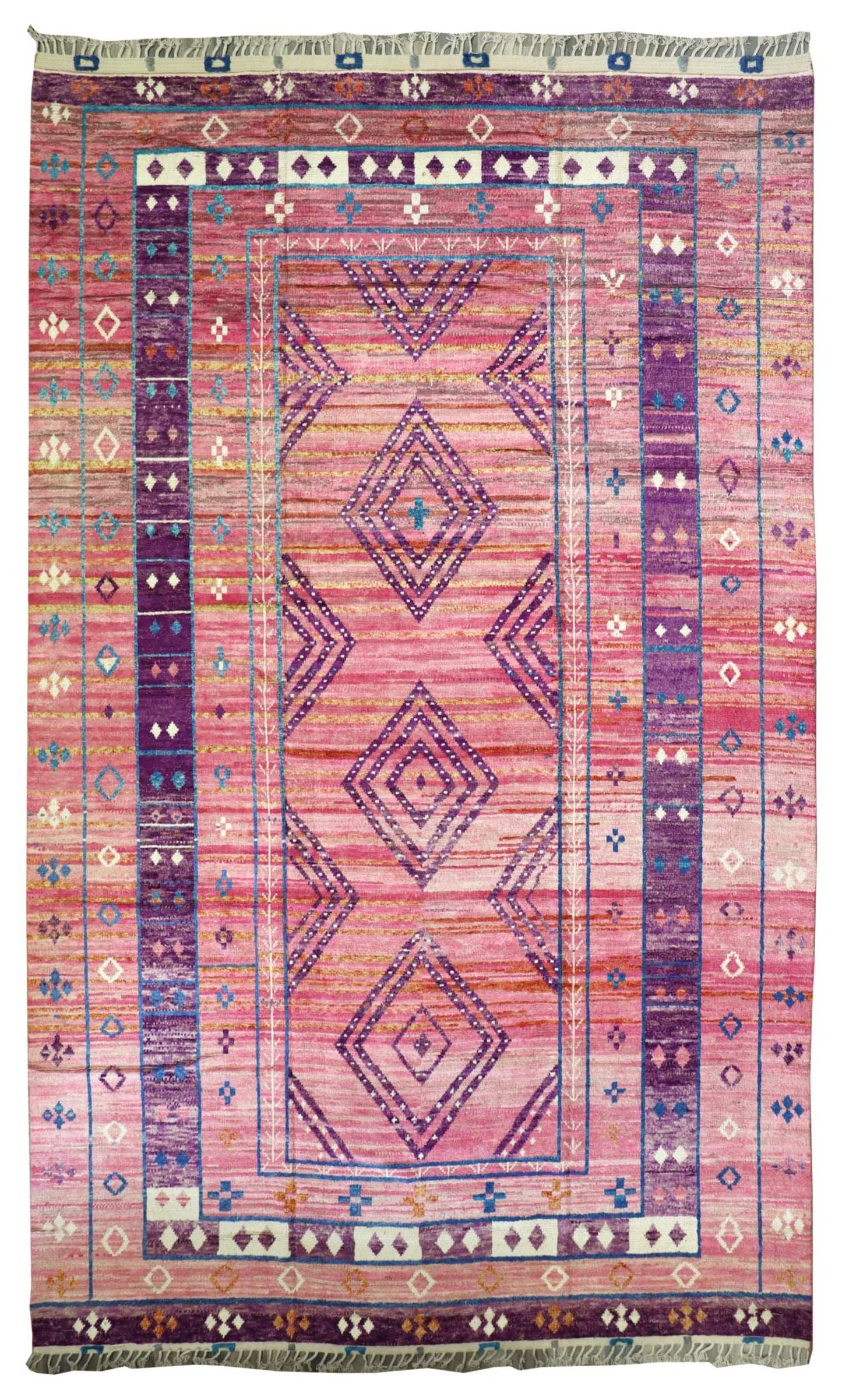 Moroccan Handwoven Tribal Rug