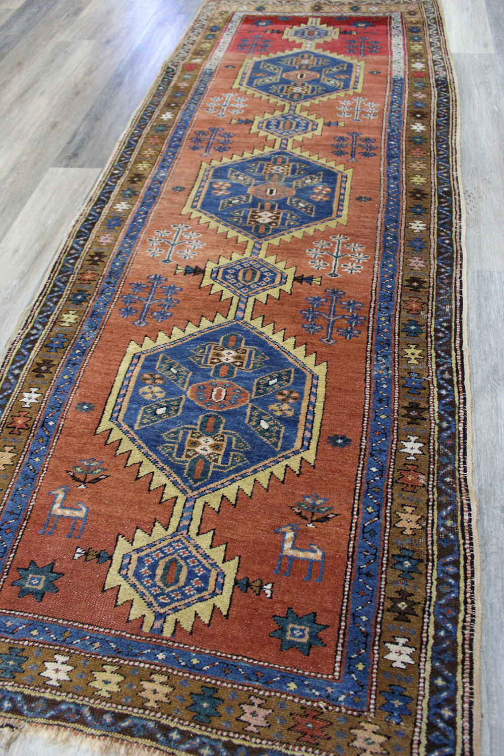 Antique N. W. Persian Handwoven Tribal Rug, JF8655