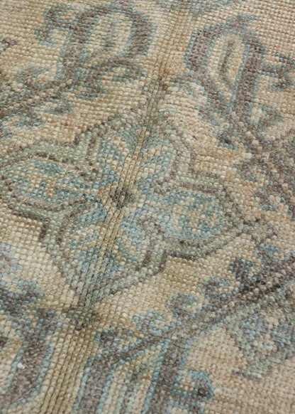 Vintage Oushak Handwoven Tribal Rug, J68619