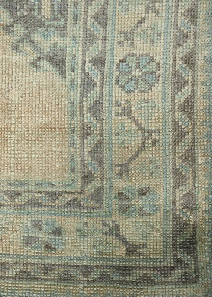 Vintage Oushak Handwoven Tribal Rug, J68619