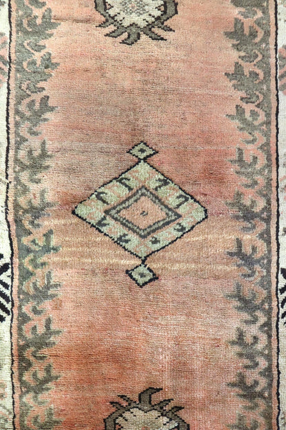 Vintage Oushak Handwoven Tribal Rug, J66200
