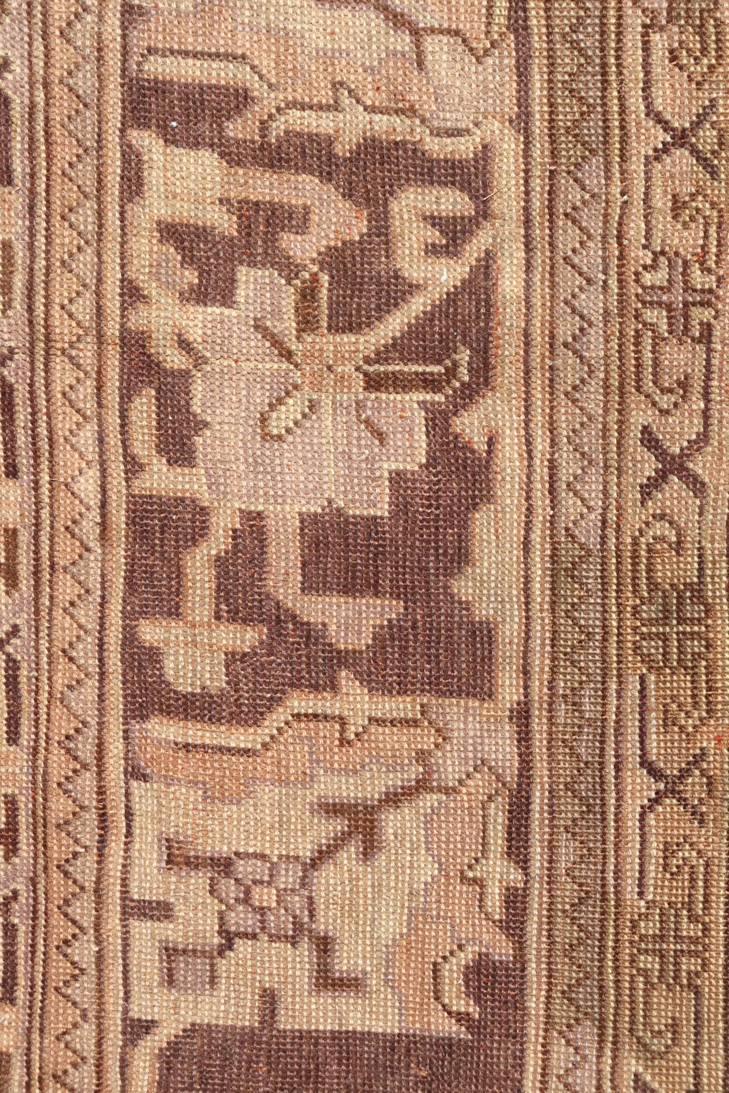 Vintage Oushak Handwoven Tribal Rug, J66216