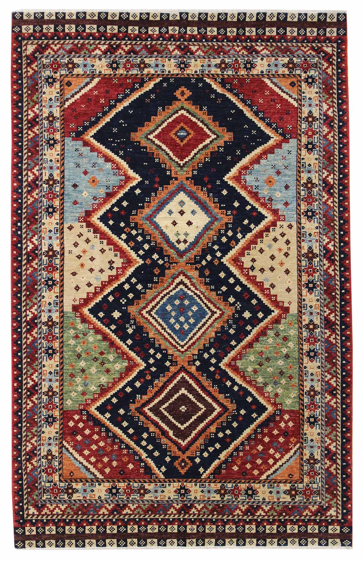 Qashqai Handwoven Tribal Rug Landry & Arcari