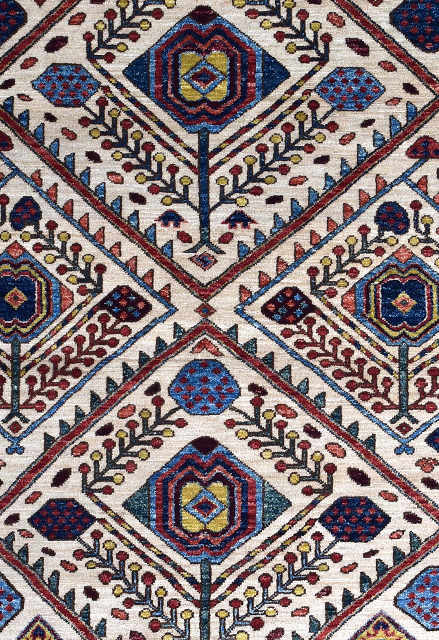 Qashqai Handwoven Tribal Rug, J65050