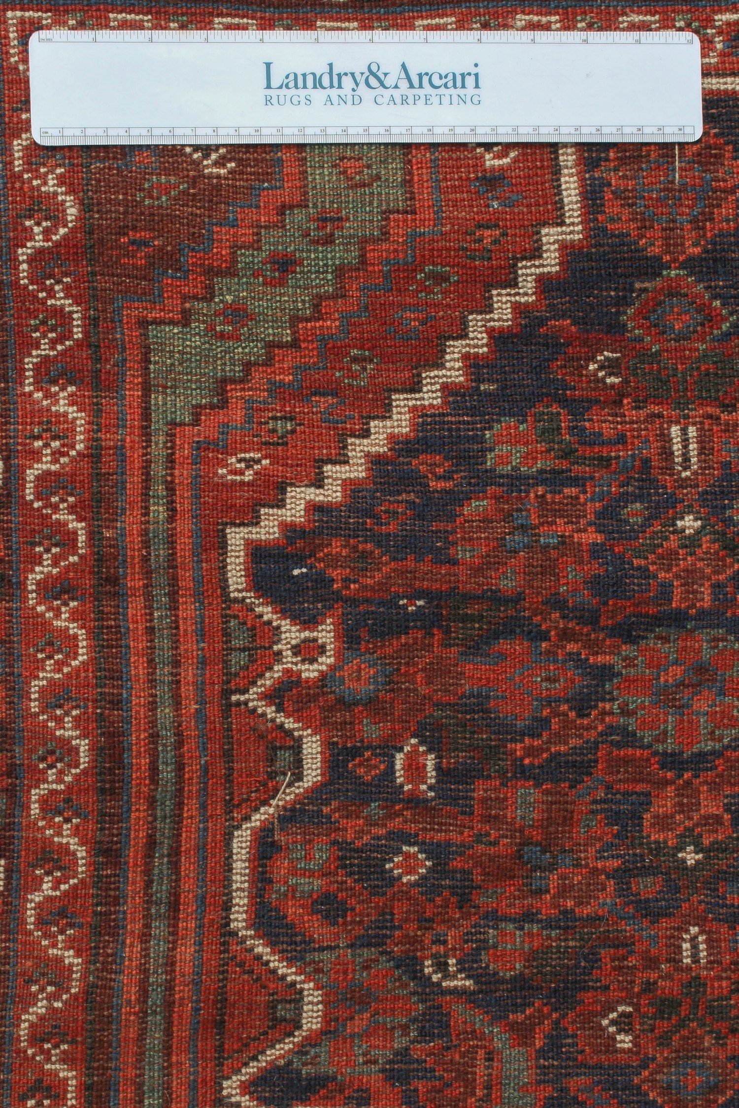 Antique Qashqai Handwoven Tribal Rug, J69647