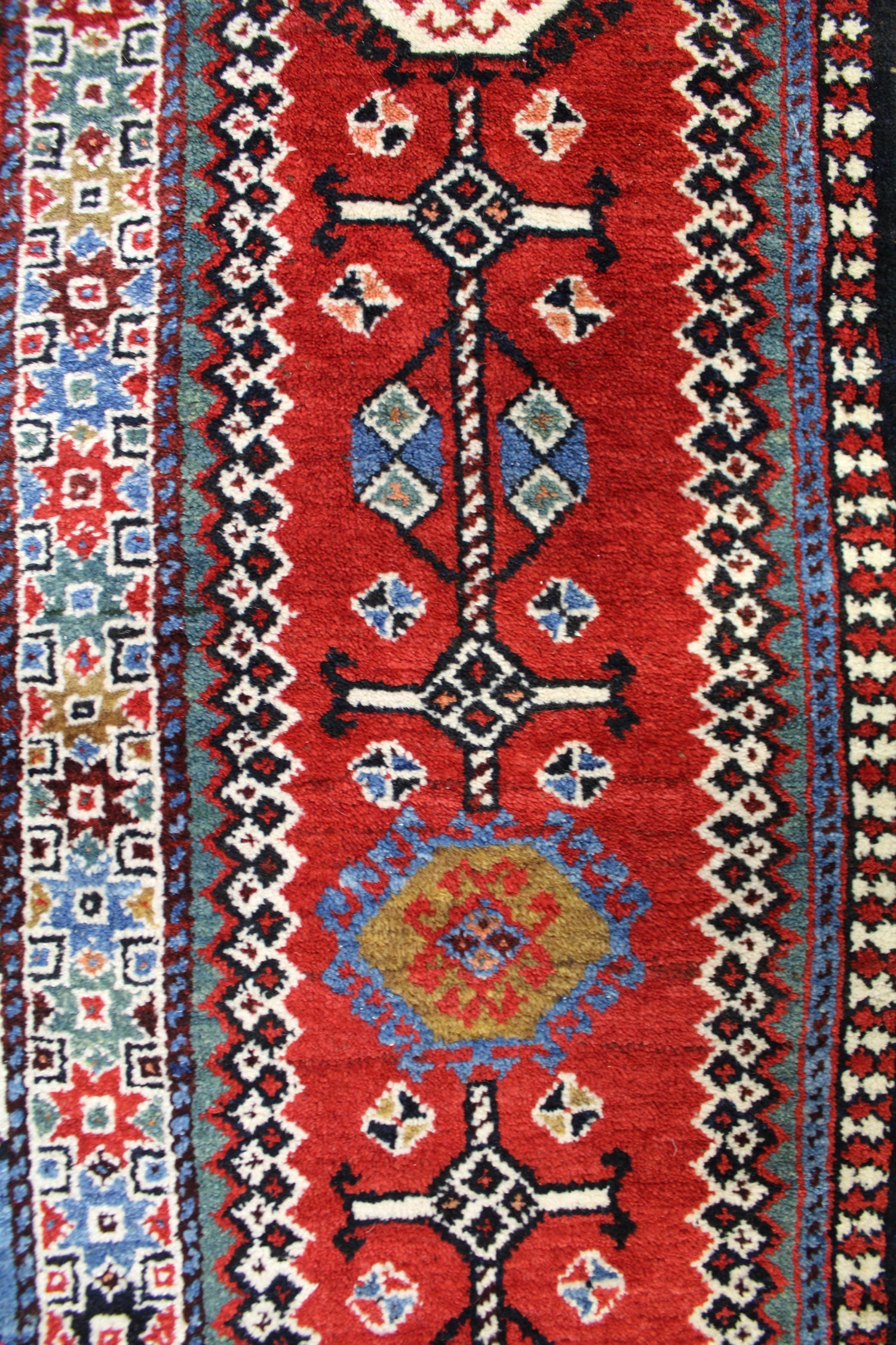 Antique Qashqai Handwoven Tribal Rug, JF8427