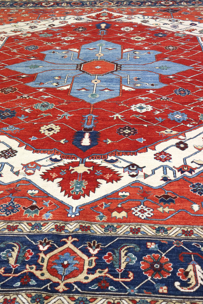 Serapi Handwoven Tribal Rug Landry & Arcari