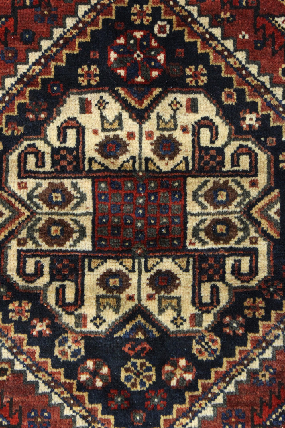 Antique Shiraz Handwoven Tribal Rug, JF8642