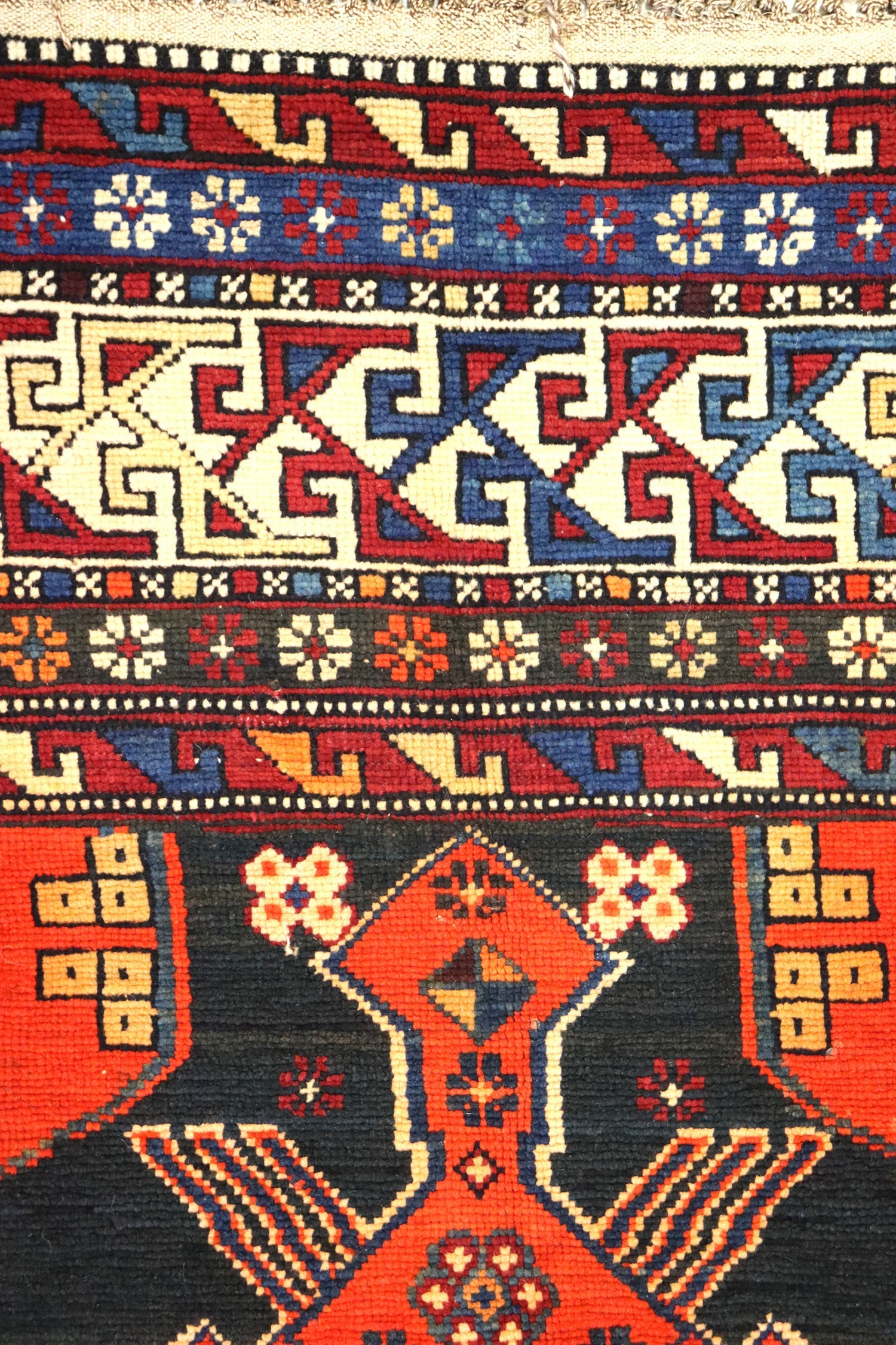 Antique Shirvan Handwoven Tribal Rug, J65237