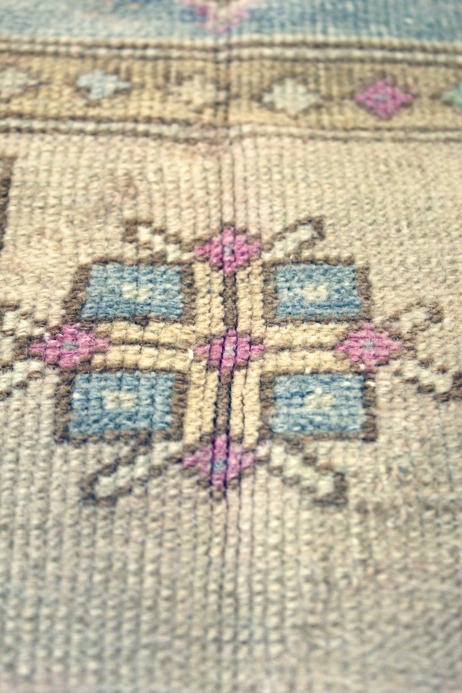 Vintage Shirvan Handwoven Tribal Rug, J68469