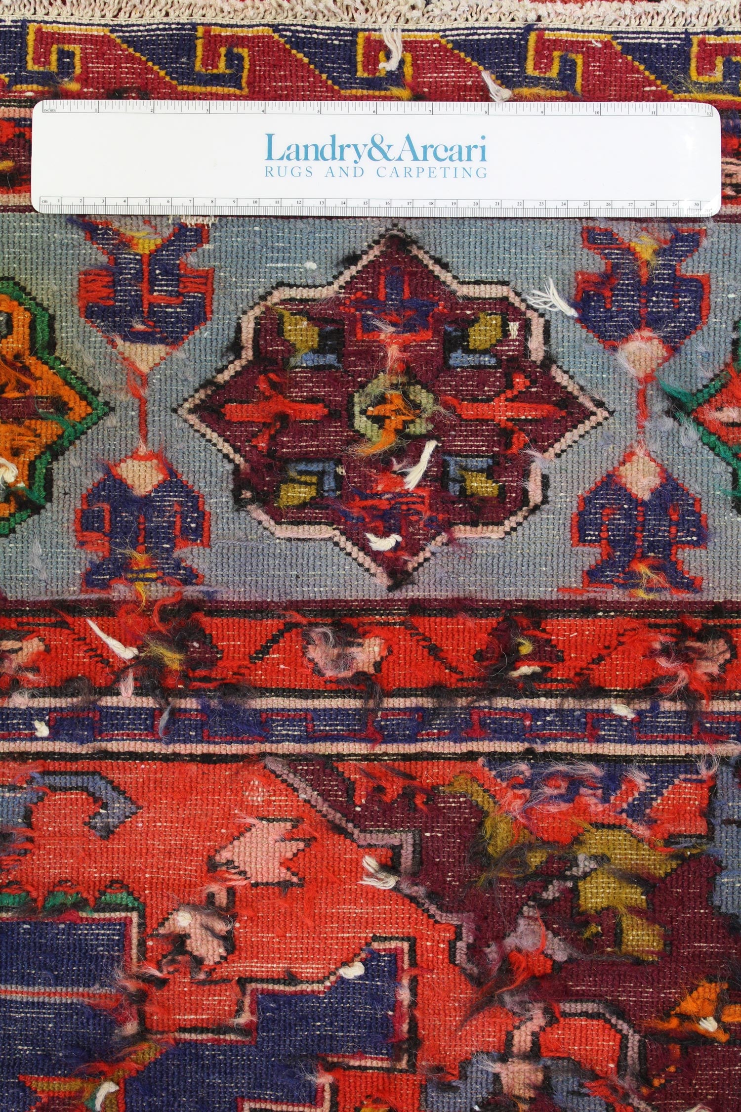 Vintage Soumak Handwoven Tribal Rug, J63008
