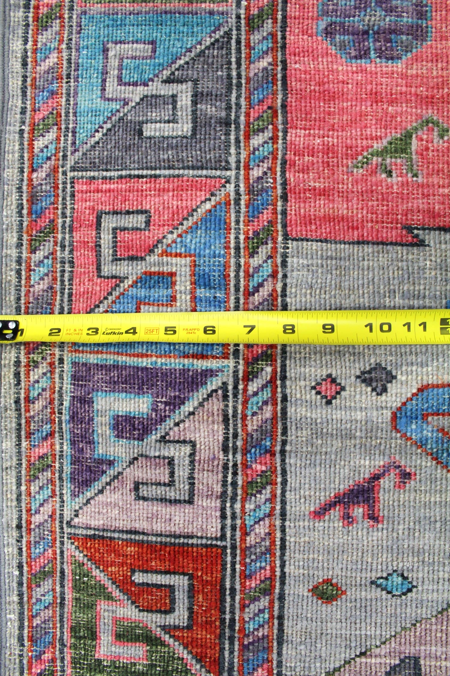 Star Kazak Handwoven Tribal Rug, J60946