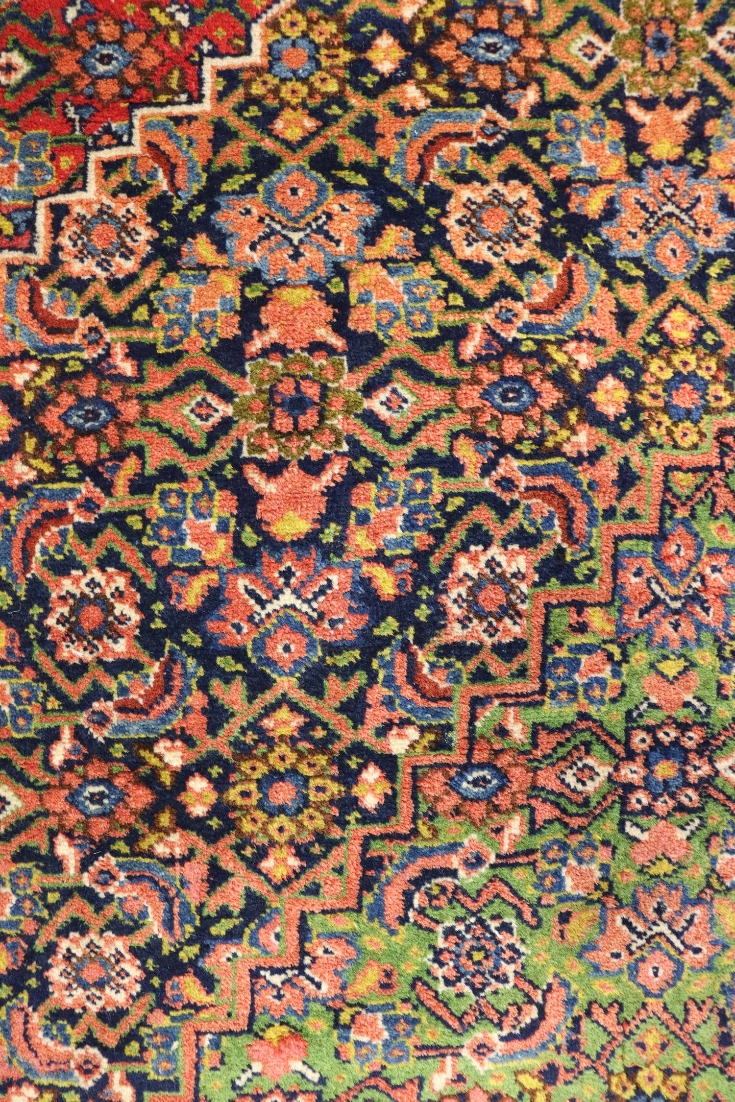 Antique Tabriz Handwoven Tribal Rug, J66210
