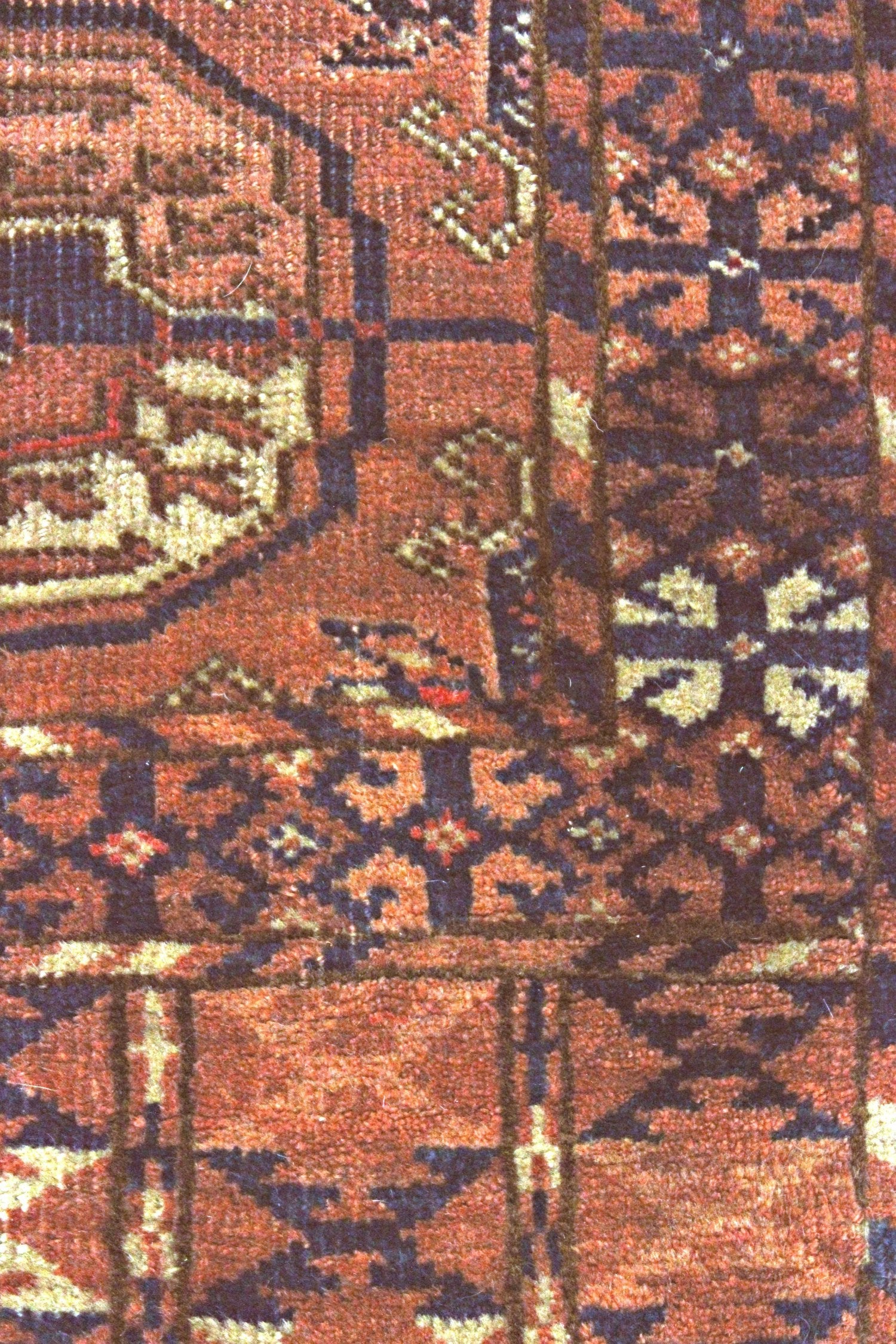 Vintage Tekke Handwoven Tribal Rug, J69862