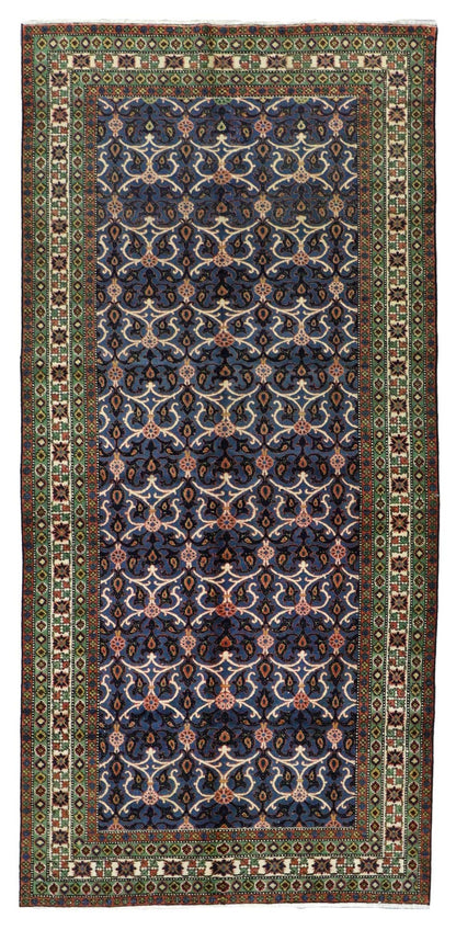 Antique Veramin Handwoven Tribal Rug
