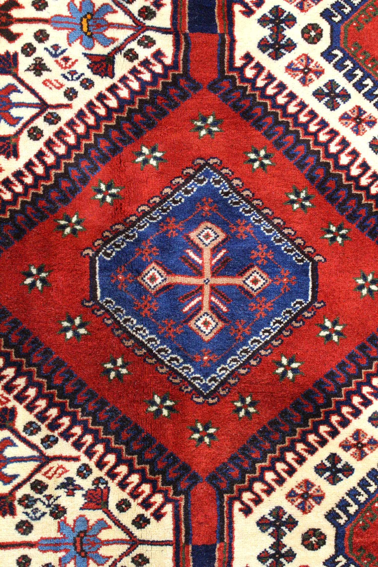 Vintage Yamaleh Handwoven Tribal Rug, J63642